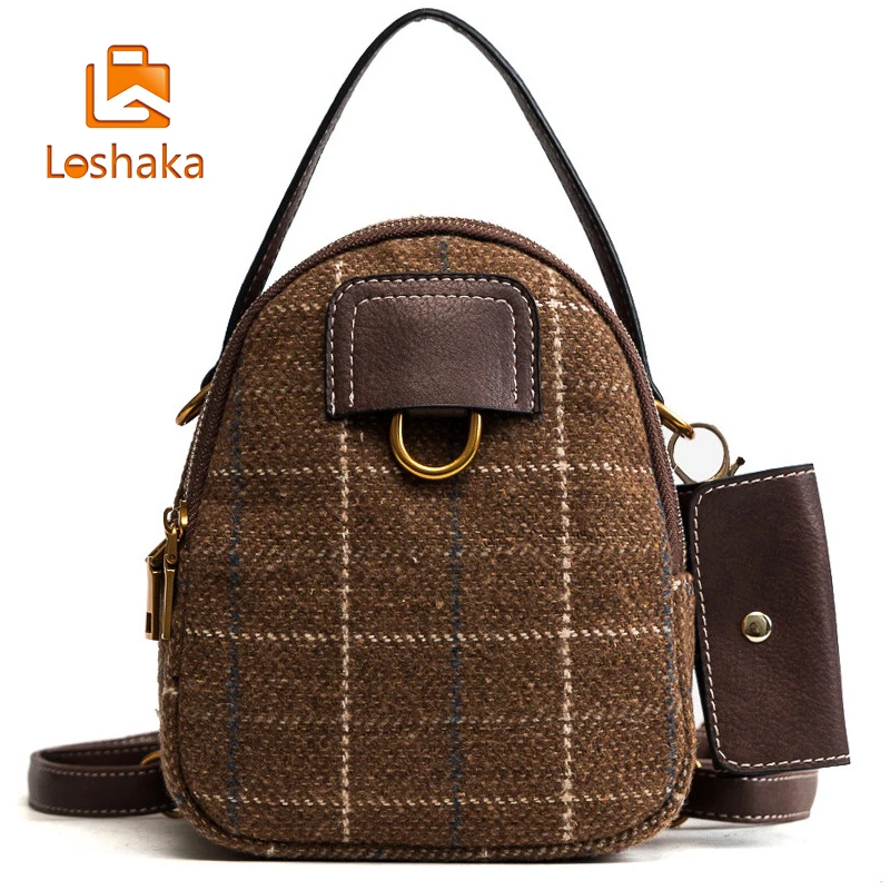 Checkered Backpack Purse Paul Smith