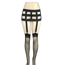 Эластичный черный пояс с подвязками пастельные Готические свадебные подвязки в стиле панк-рок чулки с подтяжками на поясе вечерние платья для танцев для женщин Связывание P0138