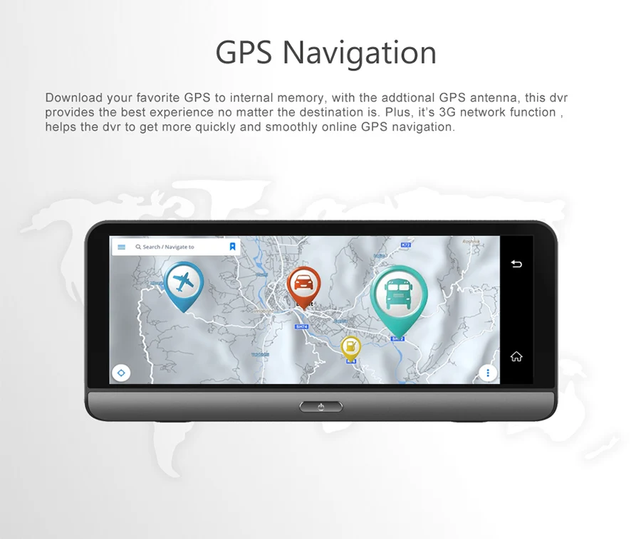 8 дюймов 4G Wifi Android 5,1 сенсорный ips Bluetooth видео рекордер Dash Cam FHD 1080P двойной объектив навигация мониторинг парковки gps DVR