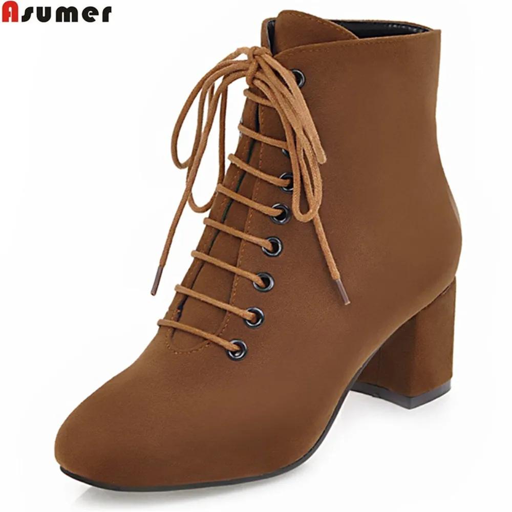 square heel boots womens
