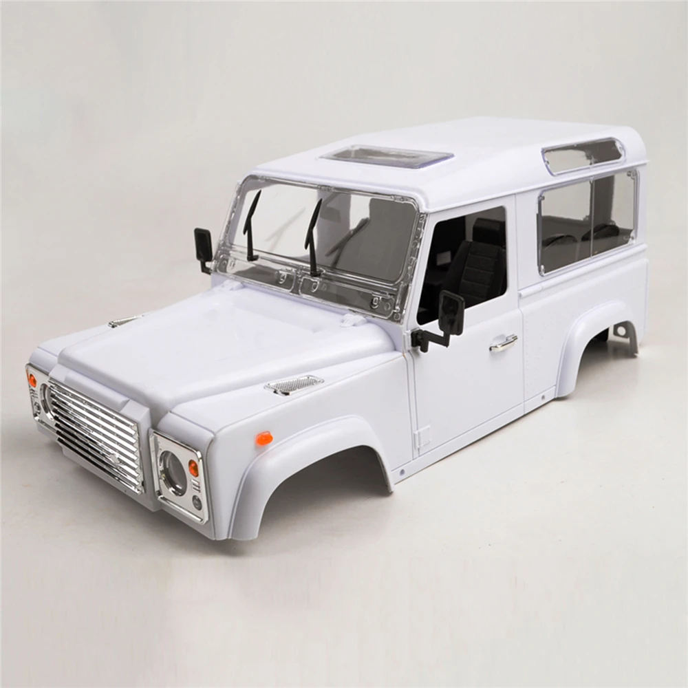 

For 1/10 Land Rover Defender D90 4WD RC Crawler Car Body Hard Shell Kit with Inner Decorative Parts Wrangler 94180 to D90 DIY