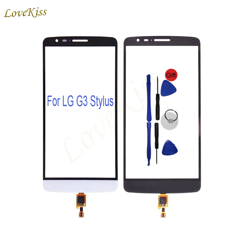 Для LG G3 Stylus D690N D690 5 &quotсенсорный экран панель дигитайзер Переднее стекло