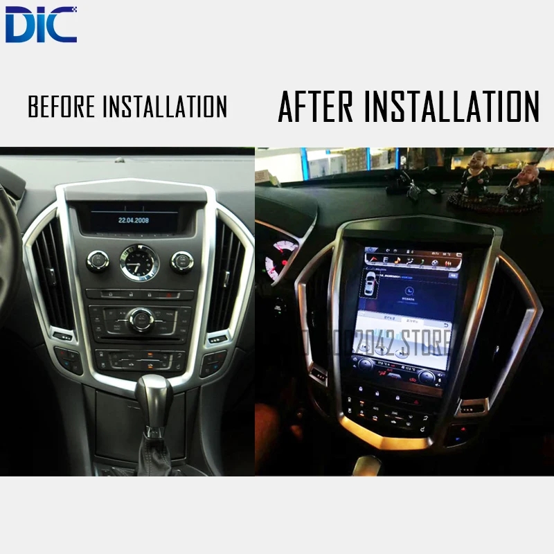 

DLC Android system 6.0 navigation multimedia car player 10.4 inch car styling GPS navigation video For Cadillac SRX 2009-2012