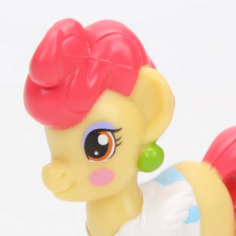 1 шт. игрушки My Little Pony Mini Pony ПВХ фигурки героев дискорд Радуга Дэш сумеречные искорки Спайк Пинки Пай DJ Pon-3 игрушки куклы