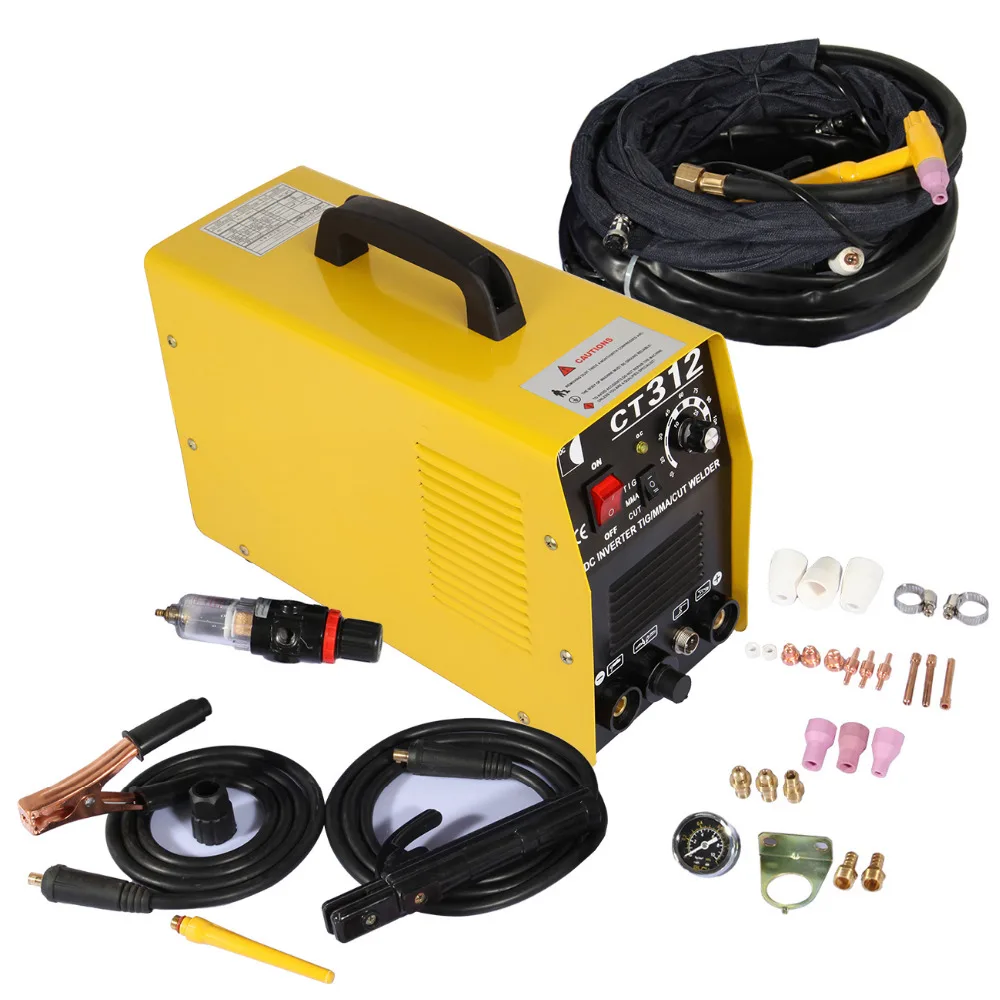 (Shipping From EU ) 3 in 1 CT312 TIG / MMA Air Plasma Cutter Welder Welding Torch Machine