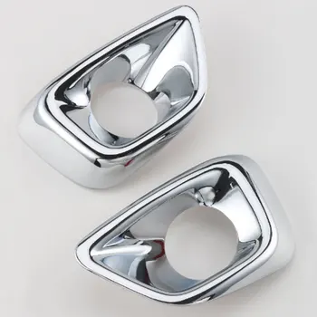 

Front Fog Light Lamp Bezels Cover Trim Frame Decoration 2pcs/pair ABS For Jeep Compass 2014 2015 2016