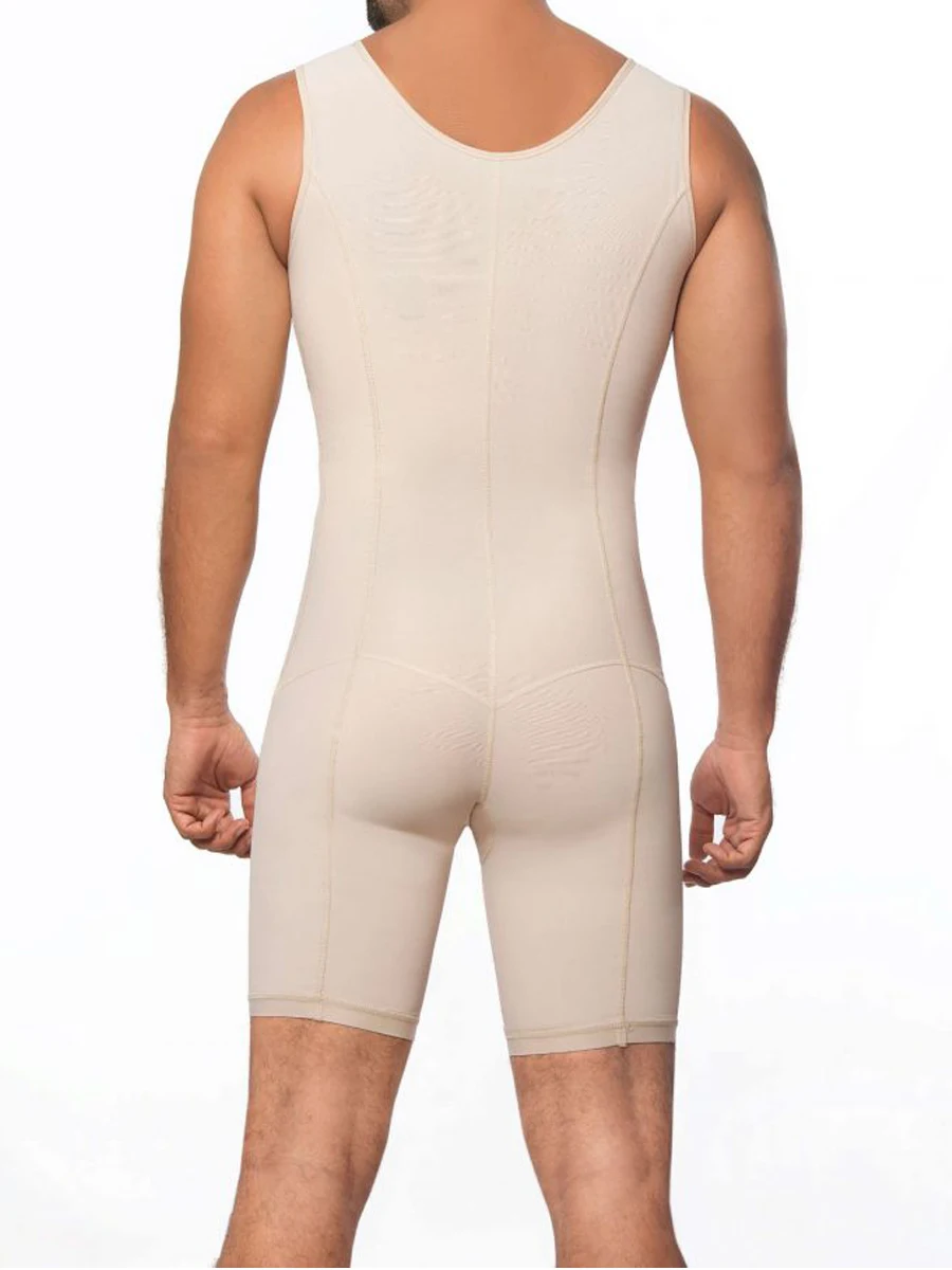 Men's slimming mens shaper Men Body Shaper Sexy Slimming Bodysuit Underwear High Waist Trainer Tights Plus Size Shapewear (3)