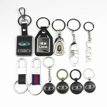 Новый 3D металлический автомобильный брелок для Lada Kalina Granta Priora Lada Niva Largus Samara 2110 автомобильный Стайлинг