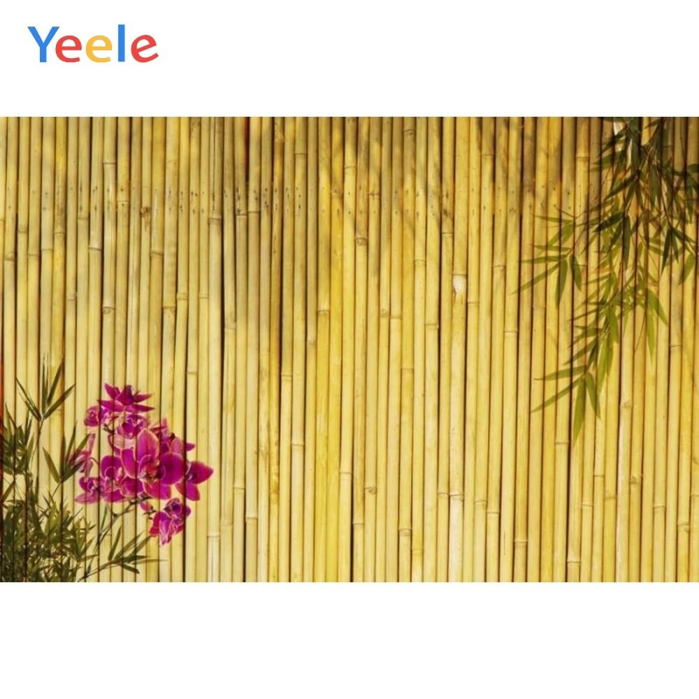 Yeele желтые бамбуковые цветы Детские Портретные фоны для фотосъемки