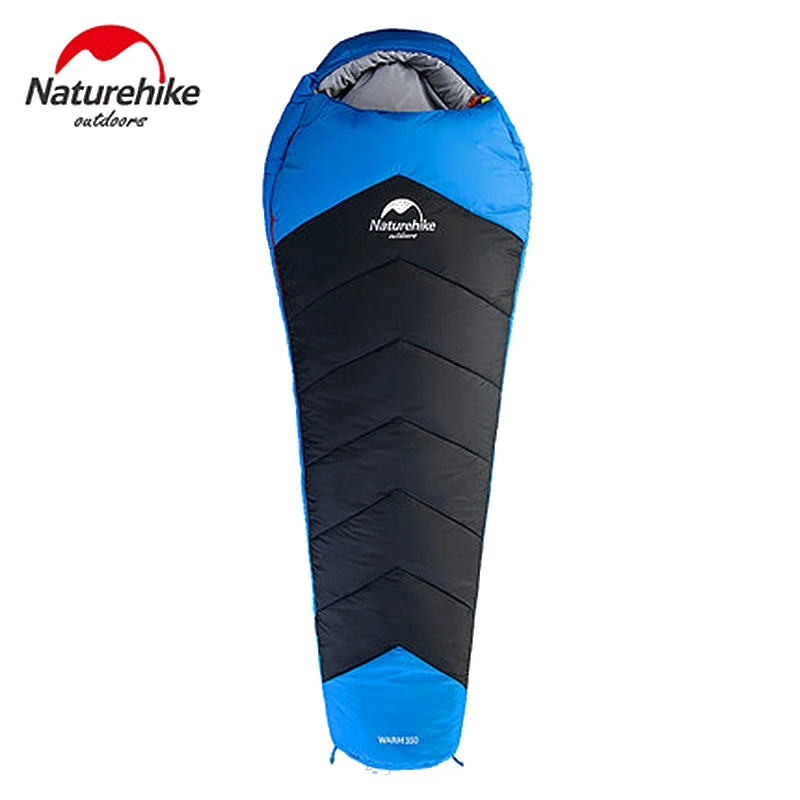 

Naturehike Mummy Winter sleeping bag With Hat Waterproof Lengthened Adult Portable Outdoor Camping Hiking Cotton sleeping bag