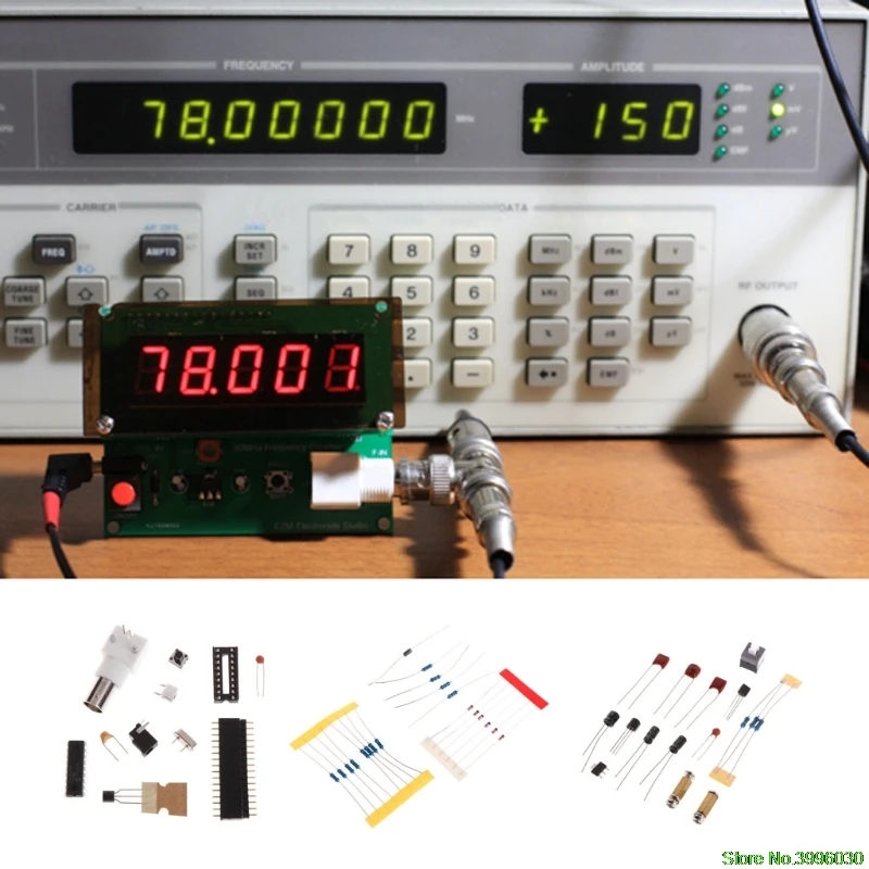 

1Hz-75MHz Frequency Counter 7V-9V 50mA DIY Kit Cymometer Module Tester Meter