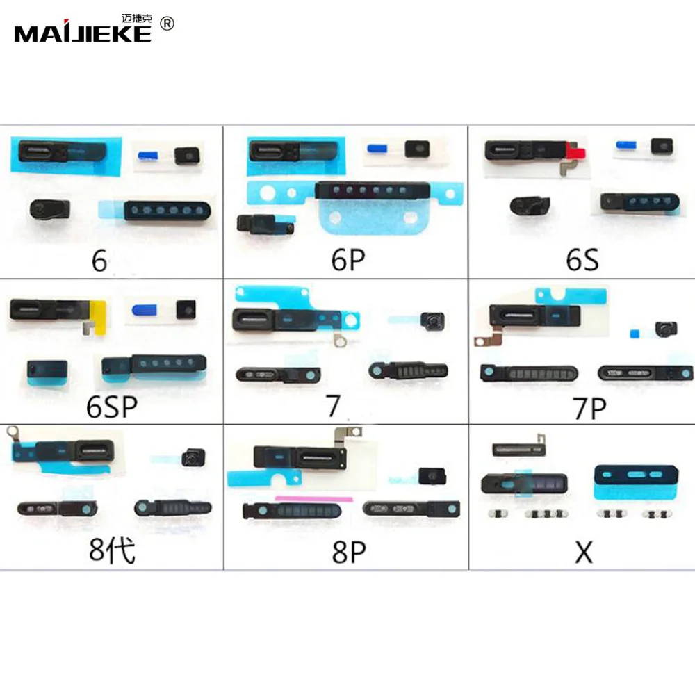 Полный набор противопылезащитная сетка для iphone X 8 plus 7 plus 6s plus 6 plus 5 5S динамик микрофон противопылевая сетка
