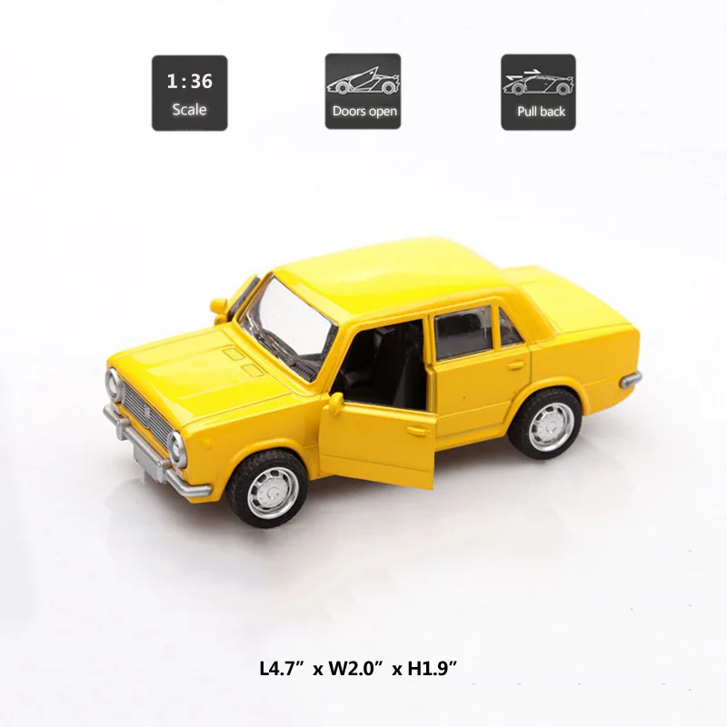 HOMMAT 1/36 масштаб винтажная модель автомобиля Лада VAZ 2101 литая 1:36 игрушка машины