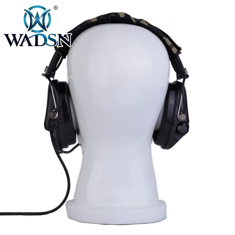 WADSN страйкбольная гарнитура Sordin с шумоподавлением Звук палочки радио военный Softair наушники M.S.A WZ111 тактические наушники