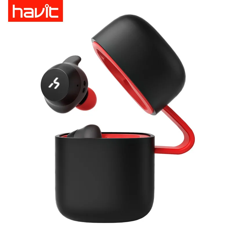 

Havit G1 Bluetooth 5.0 Earphone Wireless Headset Handsfree Earbuds Stereo Sport Mini Earphones Headsets With Mic Charging Box