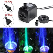 15W 210-GPH US110V/EU220V Submersible Pump LED Mini Water Pump For Aquarium Fish Tank Pond Fountain