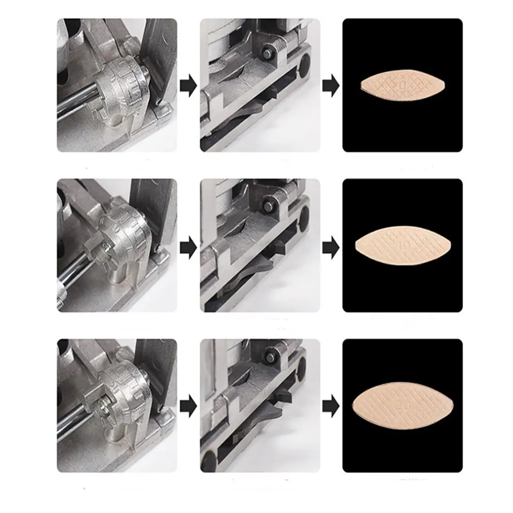 HILDA 100pcs No. 0#/10#/20# Assorted Wood Biscuits for Tenon Machine Woodworking Biscuit Jointer