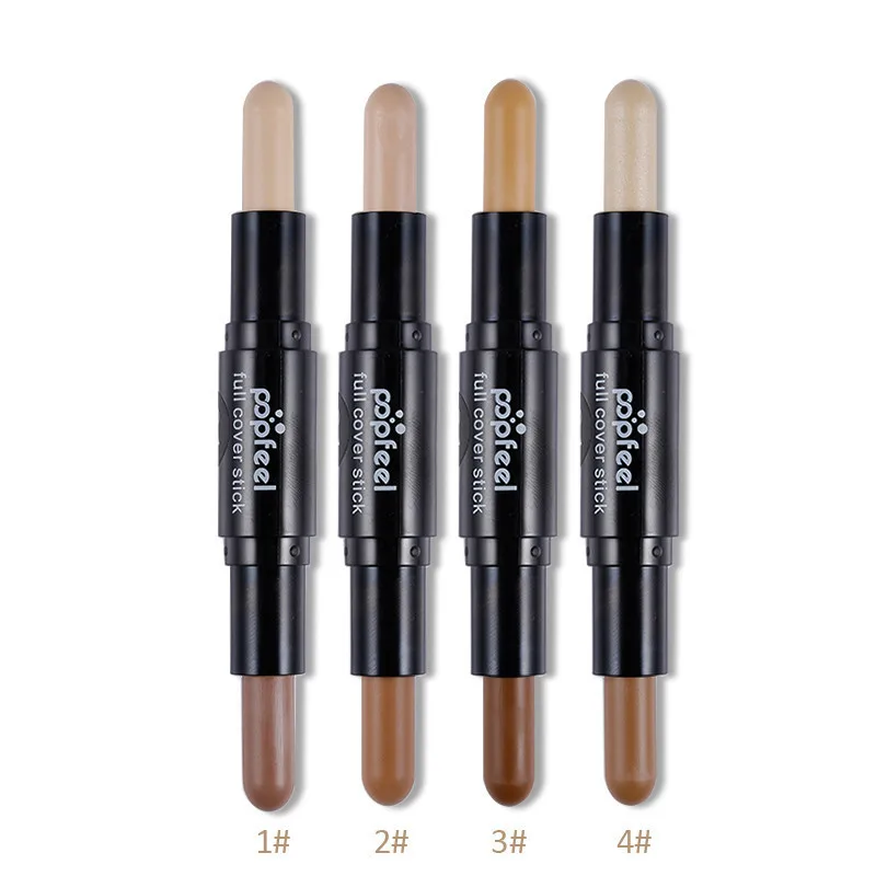 

Double-ended Bronzer 2 In 1 Contour Stick Contouring Highlighter 3D Face Concealer Makeup Full Cover Blemish Pincel Maquiagem