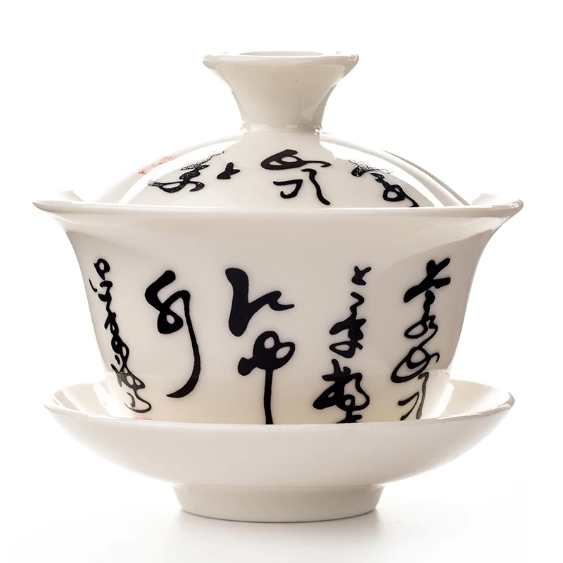 Фарфоровый чайник, китайские красные традиционные чайные наборы кунг-фу, керамический чайник, чайная чашка, посуда для напитков, чай с крышкой и блюдцами D002 - Цвет: 6