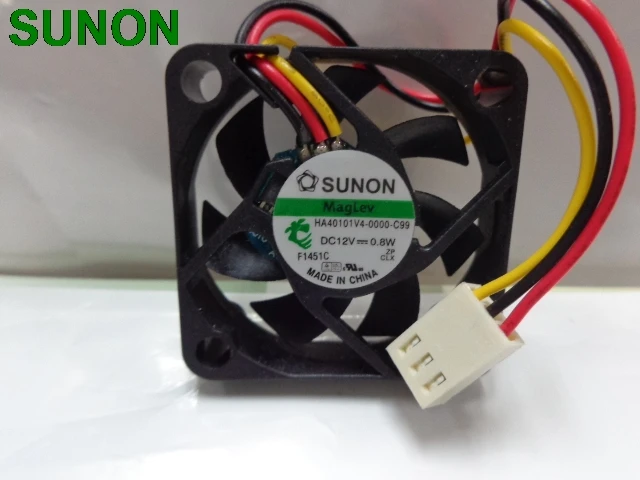 

For Sunon HA40101V4-0000-c99 4010 40MM 4CM 40*40*10 Cooling fan 12V 0.8W 0.06A 3pin Support velocimetry