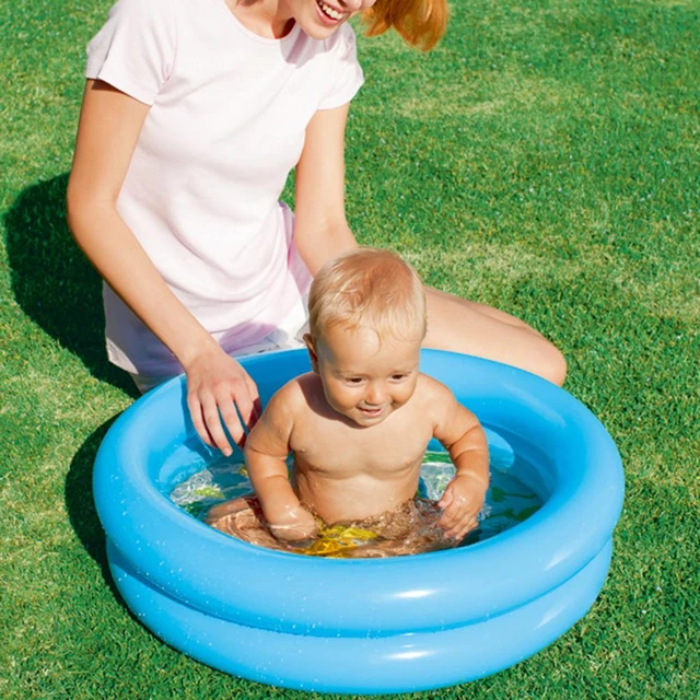 Piscine gonflable d'été pour bébé 61x15cm, bassin rond pour