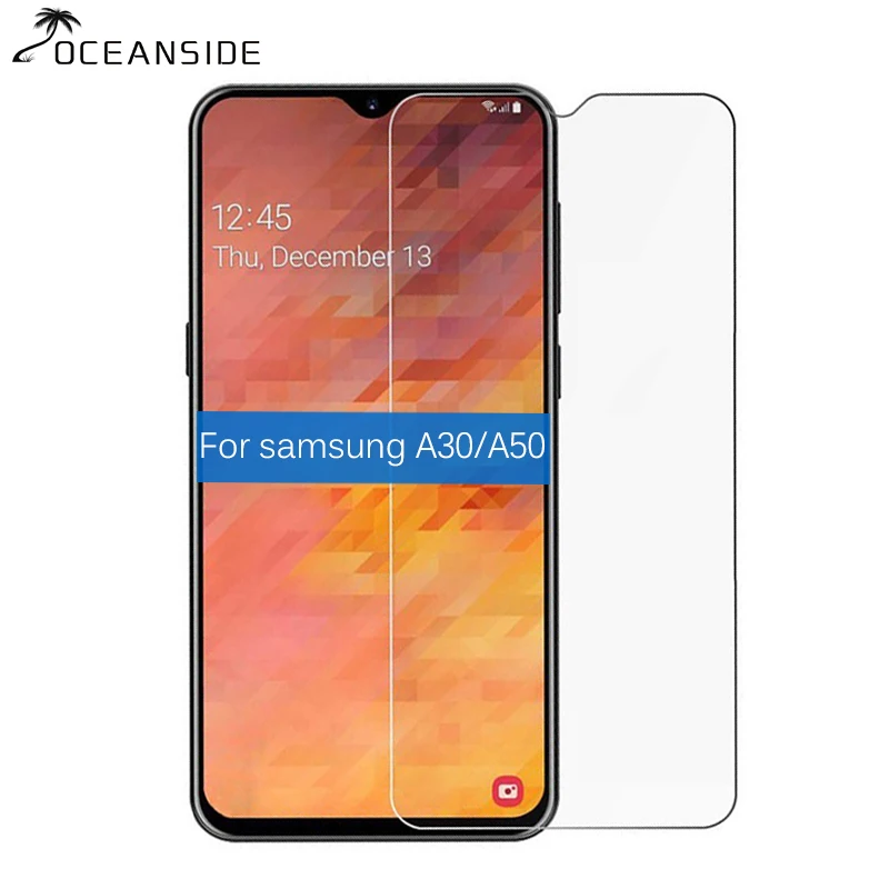 

2Pcs Tempered Glass For Samsung Galaxy A10 A30 A50 Screen Protector Protective Film On A 10 30 50 SM A305FD A505FD SM-A305F