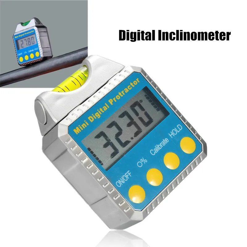 

LED Durable Digital Inclinometer Spirit Level Protractor Angle Gauge Meter horizontal Bevel Finder Precision Tool