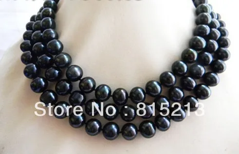 

ddh001592 50'' 11mm Round Black Freshwater Pearl Necklace 28% Discount