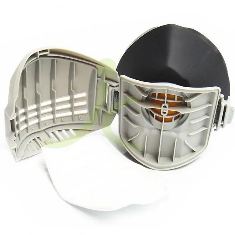 Professional Gel Dust Mask Respirators Anti Dust Grinding Fiber Half Mask Sanding Paint Protection Filter Protection Tools