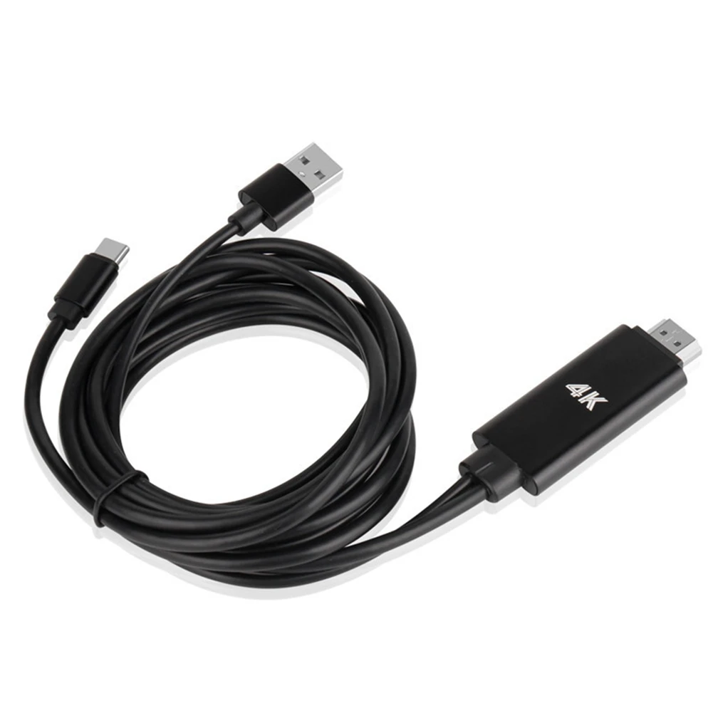 Топ USB 3 1 Тип C телефон к HDMI ТВ/HDTV видео кабель для Samsung Galaxy S8 S9 Plus | Электроника