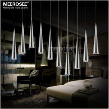 

DIY LED Pendant Light Fitting Modern LED Pendant Lustre Silver Suspension Light Stair Lamp Dining Lamp