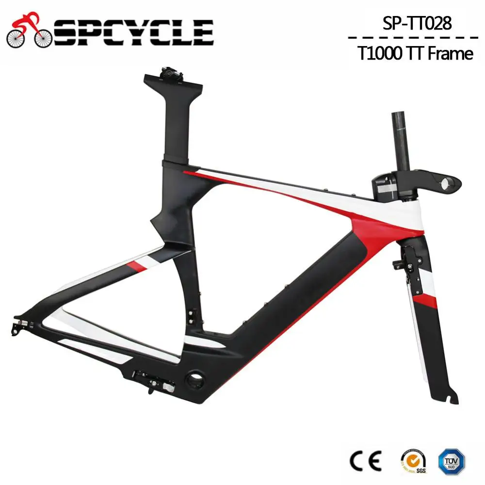 Spcycle Aero T1000 Carbon TimeTrial Triathlon font b Bike b font Frame 700C Ultralight Carbon TT