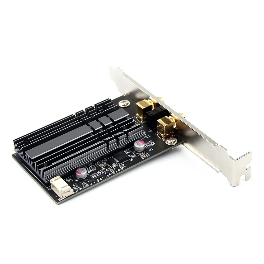 Настольный ПК сети Беспроводной карта PCI E адаптер Wi Fi с Intel 7265 AC Dual Band 1 2 Гбит/с 802.11ac