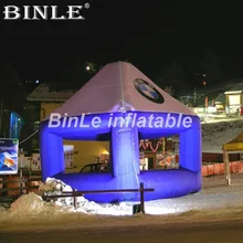 Коммерческое использование синий тент для уличных мероприятий дом квадратный надувная Рекламная палатка