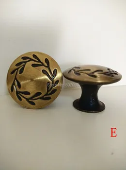 

Diameter 30mm 15pcs/lot Green bronze Knob Pull Handle Kitchen Cabinet Hardware free shipping - E
