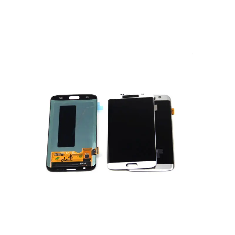 S7 EDGE lcd Для SAMSUNG Galaxy s7 edge G935 G935F ЖК сенсорный экран дигитайзер сборка запчастей с тенью