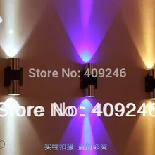 2x3 Вт 6 Вт красочные потолочные точечные светильники Светодиодный вечерние Настенные светильники зал крыльцо лобби задний коридор бар лампа