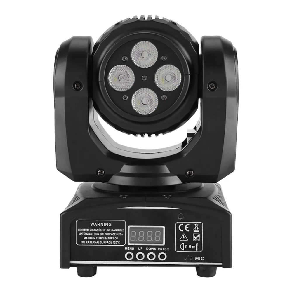 

ZQ-B68 90W Double Sides RGBW LED Head Moving Stage Light DMX512 Disco Party Effect Lights Night Ligthing