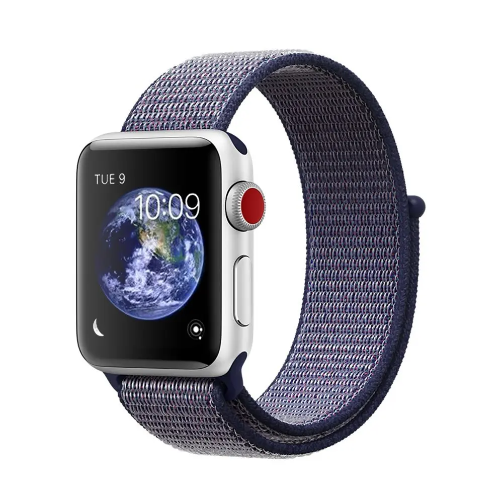 Новый последнее обновление тканые нейлон ремешок для часов Ремни iWatch Apple Watch sport