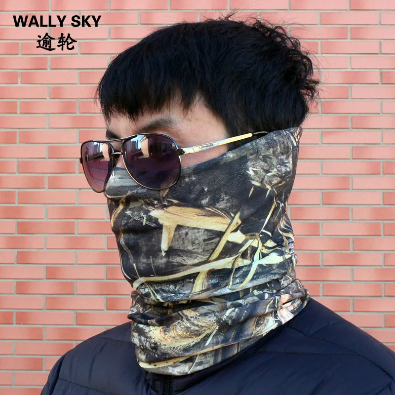 

Hunting Military Camouflage Head Face Mask Neck Multi-wear Tube Bandana Durag Scarf Head Wrap Hunting Fishing Scarf Head Wrap