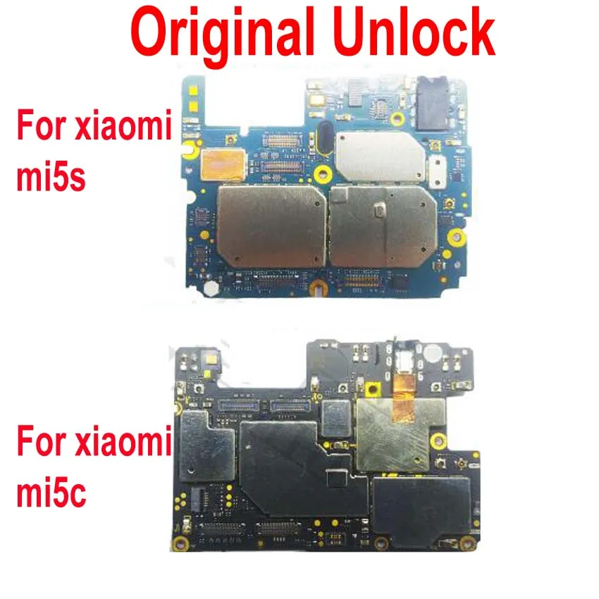  Global Firmware Original Unlock Mainboard For Xiaomi 5S Mi 5S Mi5S M5S 5C MI5C Motherboard Circuits