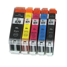 5X Совместимый Струйный Картридж Для Canon PIXMA PGI-470 CLI-471 MG5740/MG6840 Принтера Картридж
