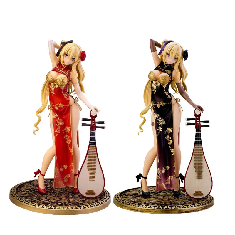 

AlphaMax SKYTUBE Soft Chest Fantasy Golden Lotus Cheongsam Plum Golden Vase Bottle Pvc Action Figure Collectible Figures Model