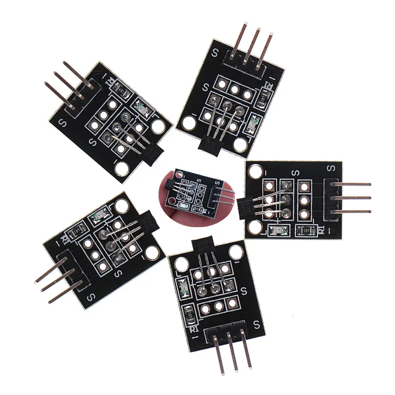5pcs/lot KY-003 A3144 Standard Hall Magnetic Sensor Module Works Boards | Инструменты