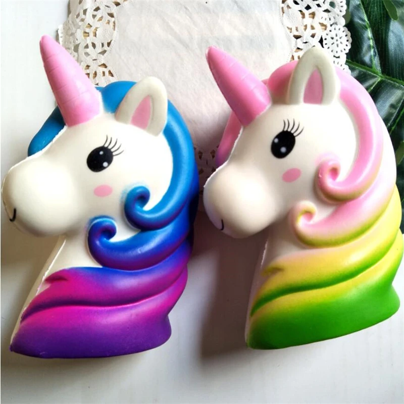 

big size unicorn Squishy Toys funny Antistress Squishy Slow Rising Toy animals Stress Relief Wrist Exercise Squeeze Toys Gifts