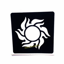 Индийские солнечные татуировки хной Менди трафареты девушка тело рука поддельные водонепроницаемые татуировки шаблон стикер Пастер для Аэрограф Для блесток краски