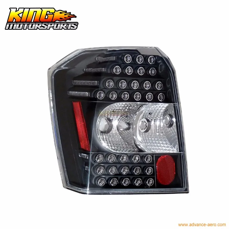 Подходит 07-10 Dodge Калибр Full LED Altezza задние фонари лампы черный объектив пара США отечественные