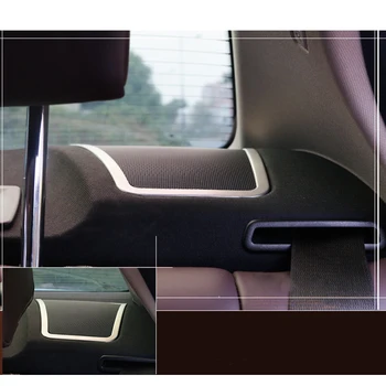 

2pcs Chrome plate Stainless Steel Rear Back Speaker Cover Frame Trim Stainless For BMW 7 Series F01 F02 09-15&5 Series F10 11-16