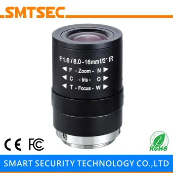 

SMTSEC SL-0816MMP 5MP HD MegaPixels 8-16mm 1/2" F1.6 CS Mount Lens for HD CCTV Security IP Camera