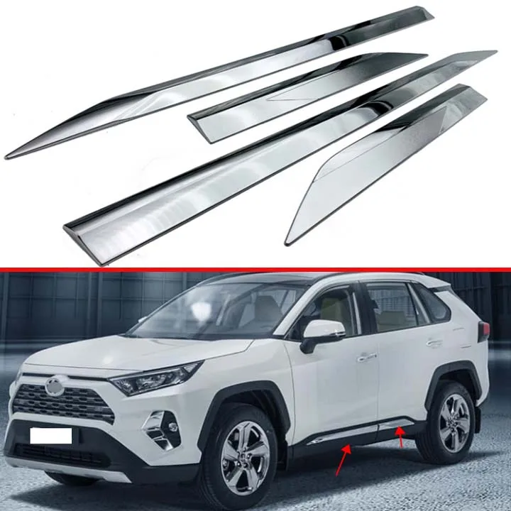 Декоративные аксессуары для TOYOTA Rav4 (XA50) 2019 2020 хромированный корпус из АБС